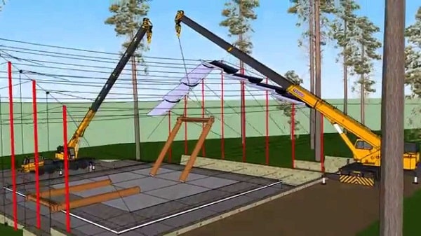 Lắp đặt bạt xếp lớp-mái xếp di động Hòa Phát