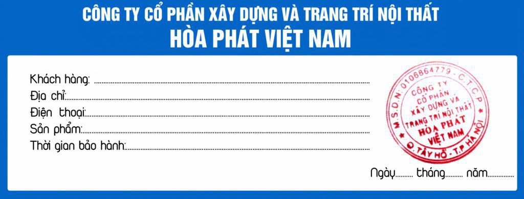 Phiếu bảo hành