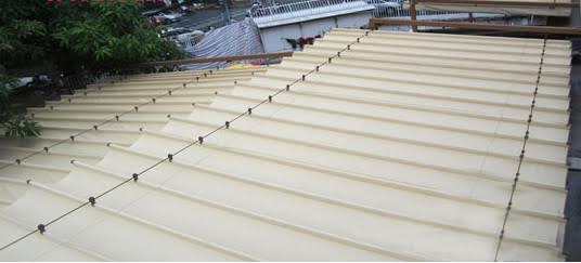 Bạt xếp lớp che nắng che mưa hiệu suất lên đến 98%